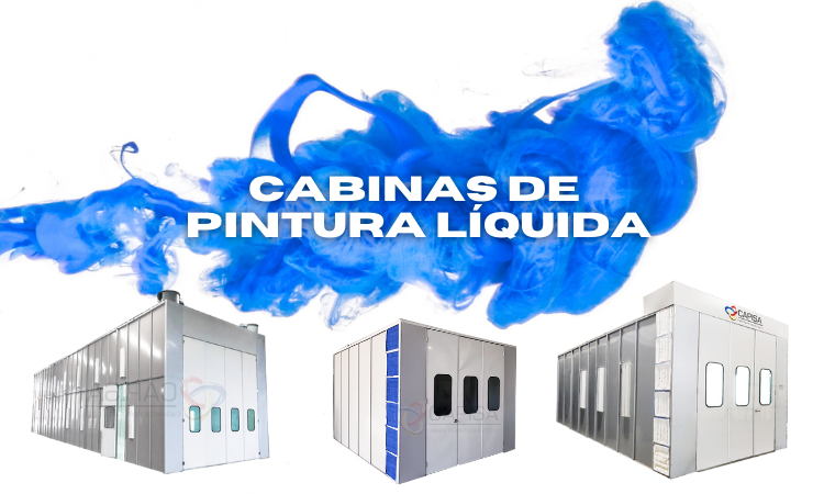 Cabinas de pintura líquida