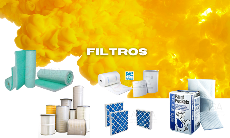 Filtros para cabinas de pintura